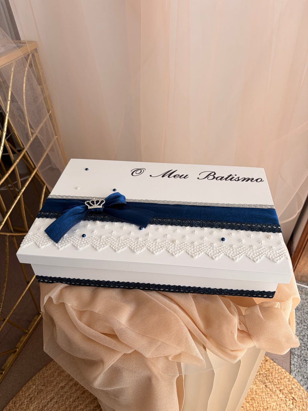 Conjunto de Batismo Navy