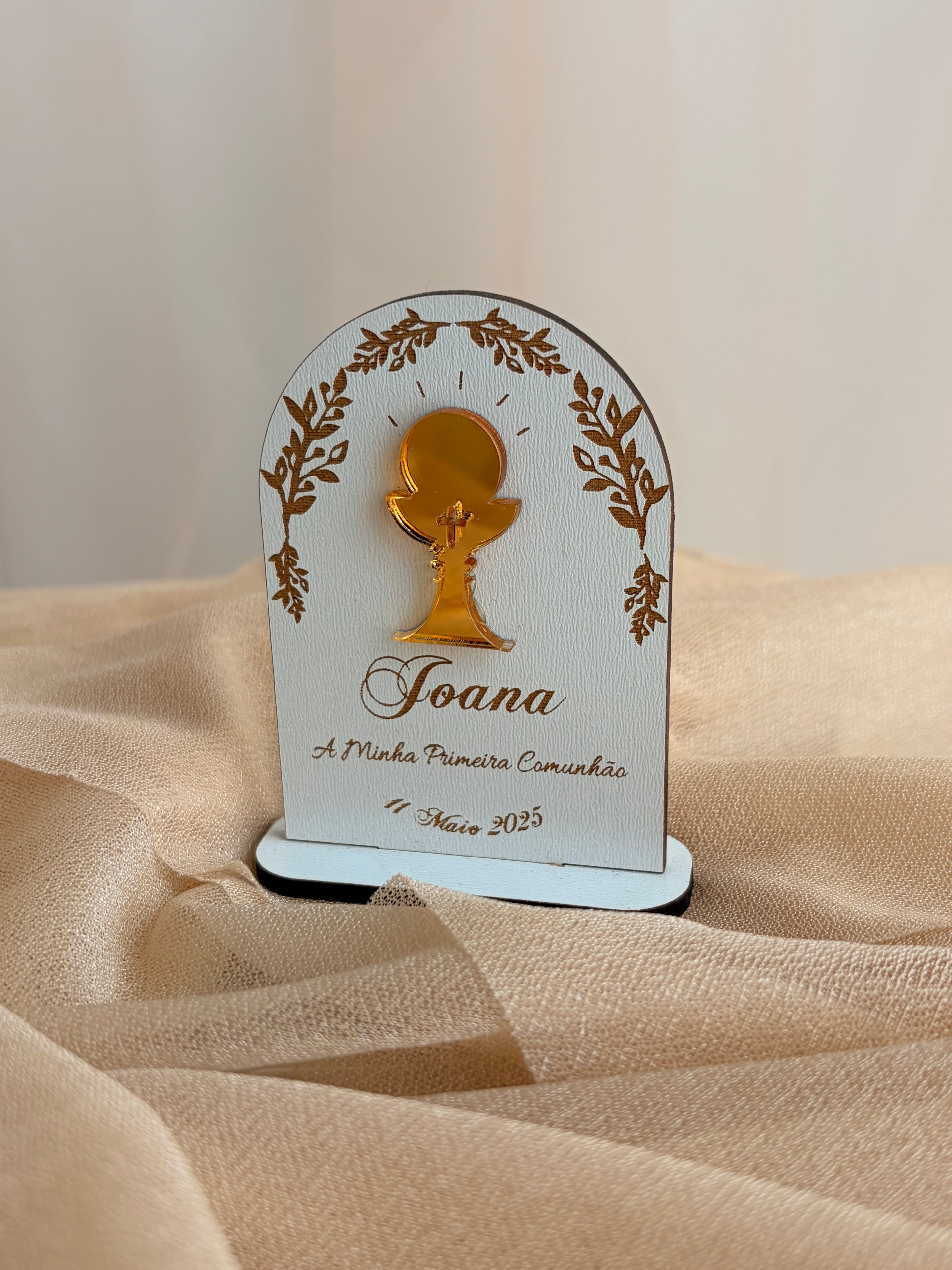 Lembrança placa c base