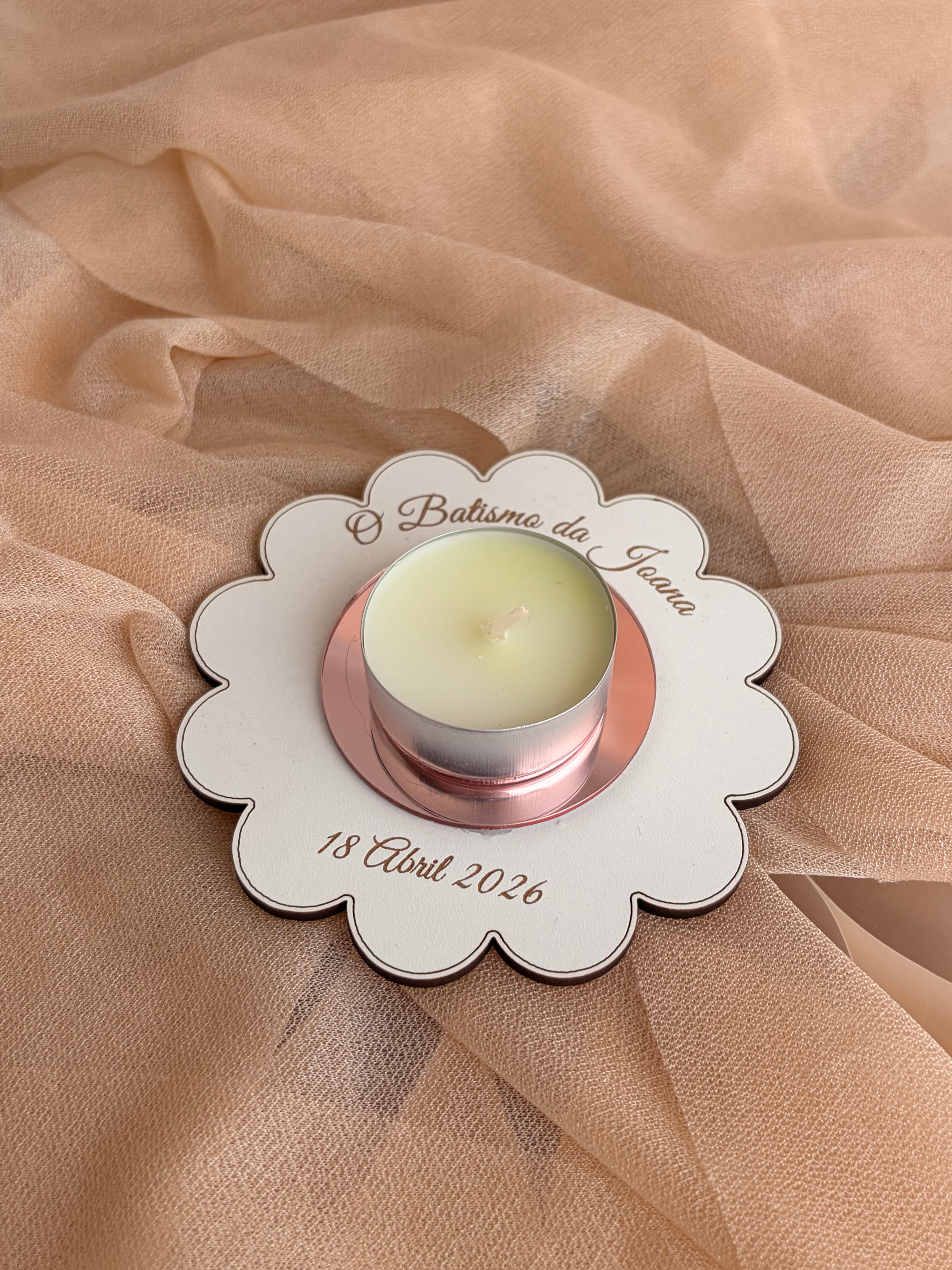 Lembrança porta velas