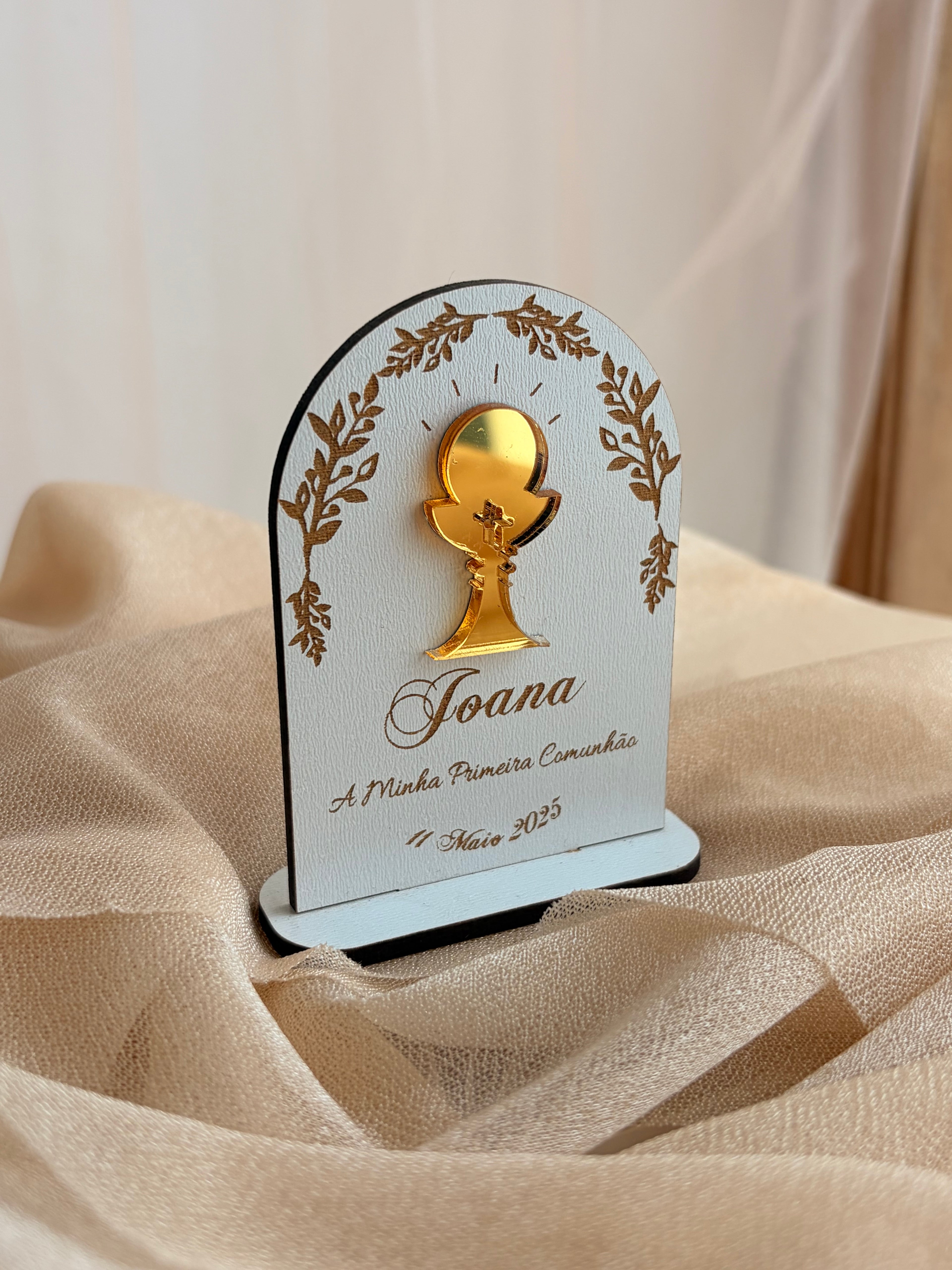 Lembrança placa c base